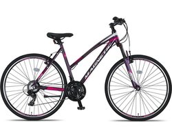 Altec Damesfiets Magnetic 28 Inch 52 cm Dames 21V V-Brakes Antraciet