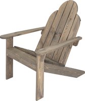 ProGarden Chaise de jardin bois Adirondack