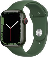 Apple Watch Series 7 - 45 mm - 4G - GPS - Groen met grote korting