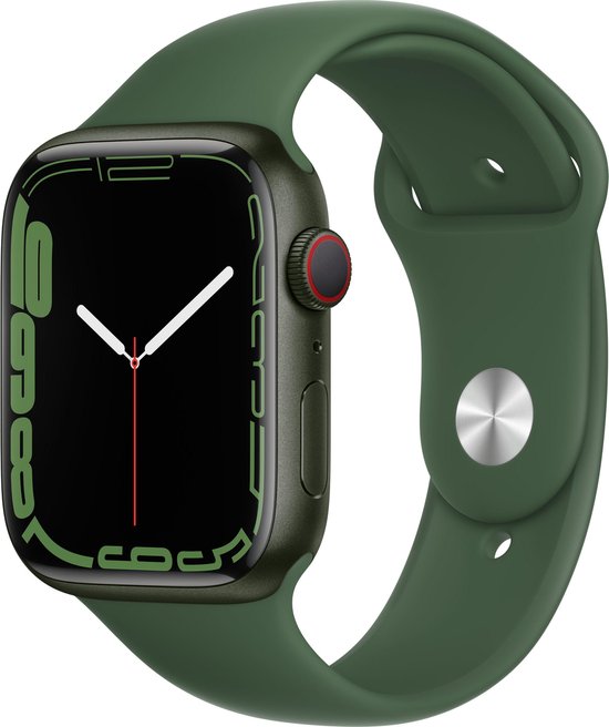 Apple Watch Series 7 - 45 mm - 4G - GPS - Groen | bol.com