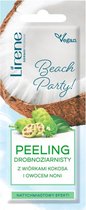 Beach Party! Fijne peeling met kokosschaafsel en nonivrucht 7ml