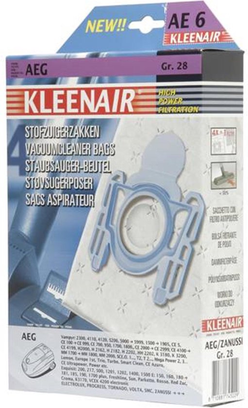 Kleenair Miele G / N - sacs pour aspirateurs - Filtre Sacs d'aspirateur