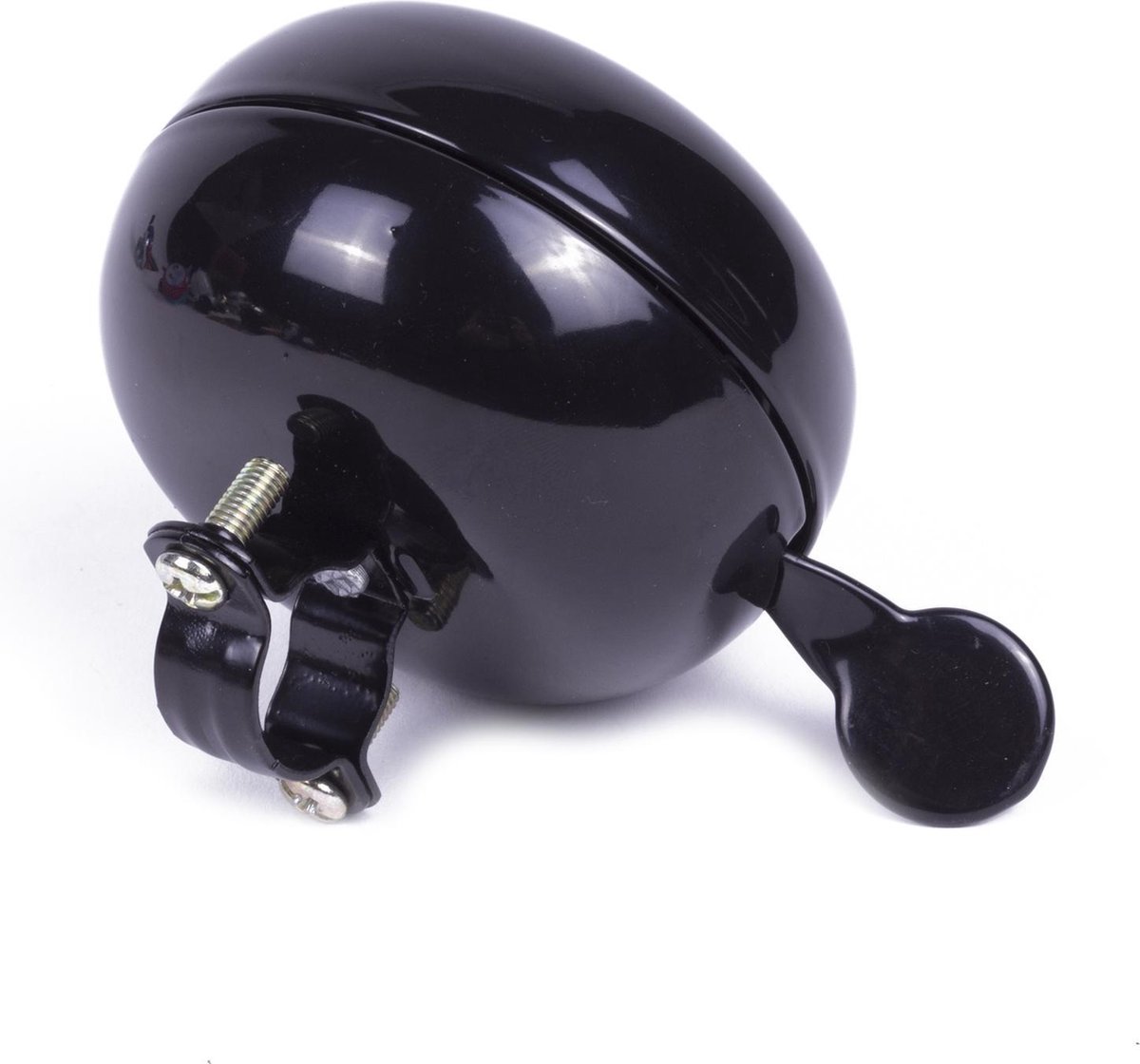 Benson dingdong Fietsbel - glans zwart - 8 cm - fietsaccessoires -