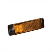 Pro Plus Markeringslamp - Contourverlichting - 126 x 30 mm - 12 en 24 Volt - LED - Oranje