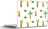 Laptop sticker - 12.3 inch - Jungle - Gras - Boom - 30x22cm - Laptopstickers - Laptop skin - Cover