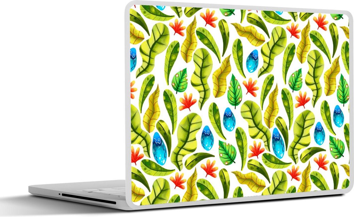 Laptop sticker - 11.6 inch - Jungle - Design - Tropische bladeren - 30x21cm - Laptopstickers - Laptop skin - Cover
