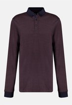 DEELUXE Poloshirt met lange mouwen en patronen HARRIS Night Blue
