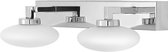 LEDVANCE Armatuur: voor plafond, BATHROOM DECORATIVE CEILING AND WALL WITH WIFI TECHNOLOGY / 12 W, 220…240 V, stralingshoek: 110, Tunable White, 3000…6500 K, body materiaal: steel/glass, IP44