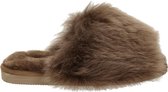 Shepherd Tessan dames pantoffel - Bruin - Maat 38