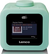 Lenco CR-620GN - Wekkerradio met DAB+ en AUX-uitgang - Groen