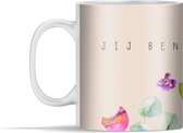 Mok - Moederdag - Oma jij bent de liefste - Bloemen - 350 ml - Beker