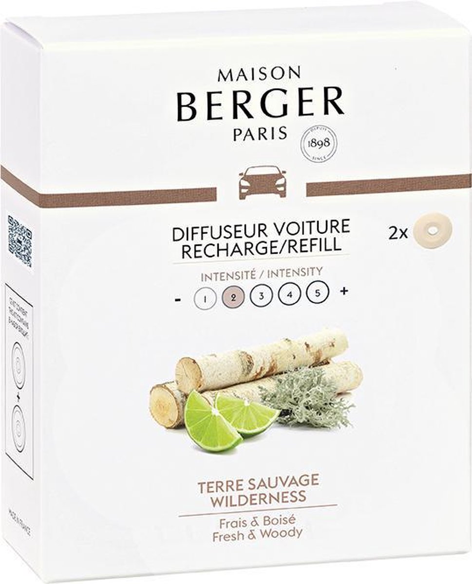 Maison Berger Auto Diffuser Refill Terre Sauvage