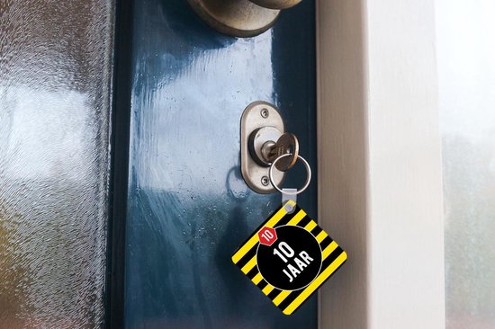 Porte-clés - Cadeaux - Jubilé - Anniversaire - 10 ans - Plastique