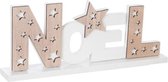 FEERIC LIGHTS & CHRISTMAS Kerstdecoratie Word Wood Opengewerkte - L27xB4xH11cm