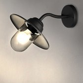 Ledvion LED Wandlamp Virgo - Zwart - E27