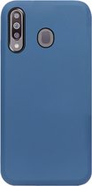 ADEL Premium Siliconen Back Cover Softcase Hoesje Geschikt voor Samsung Galaxy M30 - Blauw