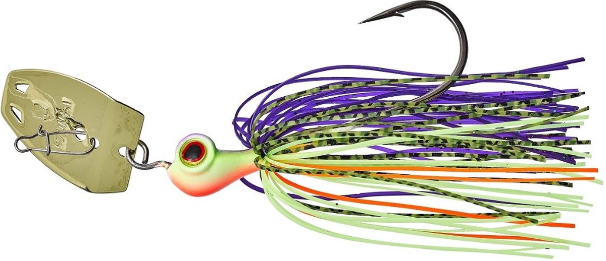 Gunki Chatterbait Tiny Boomer 5gr - 1/0 - Kleur : Purple Rock