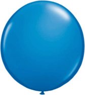 Qualatex ballon 90 cm donker blauw