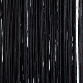 2LIF Niagara Zwart Draadgordijn deur - 90 x 200 cm