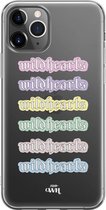 iPhone 11 Pro Case - Wildhearts Thick Colors - xoxo Wildhearts Transparant Case