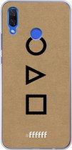 Huawei Nova 3 Hoesje Transparant TPU Case - Squid Game Symbols #ffffff