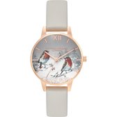 Olivia Burton Dames horloge analoog quartz One Size 88415035