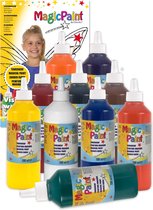 Toververf. assorti van 10 kleuren Assorti 10x500ml in Fles (1 st.)