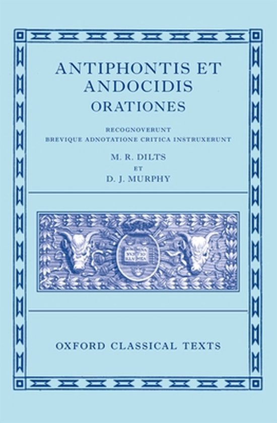 Antiphon and Andocides: Speeches (Antiphontis et Andocidis O ... - cover