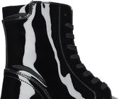 Hip H1003 Veterboots - Laarzen Met Veters - Meisjes - Zwart - Maat 41