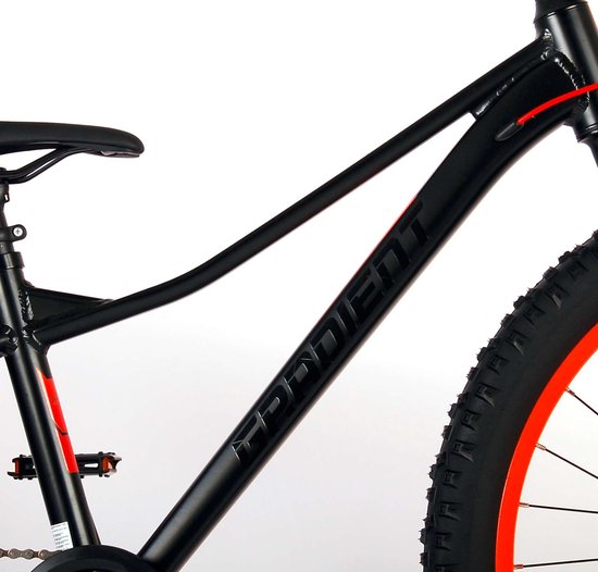 Volare Gradient Kinderfiets - Jongens - 26 inch - Zwart Oranje - 7 speed - Prime Collection van Volare — afbeelding 3