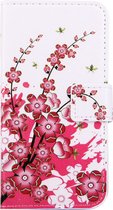 Apple iPhone 8 Hoesje - Mobigear - Design Serie - Kunstlederen Bookcase - Blossom - Hoesje Geschikt Voor Apple iPhone 8