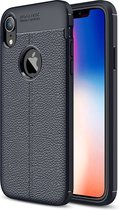 Apple iPhone X/10 Hoesje - Mobigear - Luxury Serie - TPU Backcover - Blauw - Hoesje Geschikt Voor Apple iPhone X/10