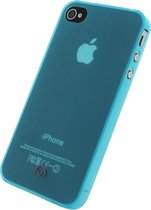 Apple iPhone 4/4s Hoesje - Mobilize - Gelly Serie - TPU Backcover - Neon Blue - Hoesje Geschikt Voor Apple iPhone 4/4s