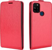 Wiko View 5 Hoesje - Mobigear - Serie - Kunstlederen Flipcase - Rood - Hoesje Geschikt Voor Wiko View 5