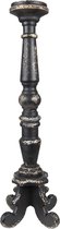 Clayre & Eef Kandelaar 65 cm Zwart Hout Kaarsenstandaard