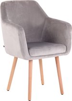Eetkamerstoel Bornholm Velvet NE, Grijs