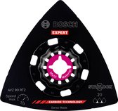 Bosch 2608900045 EXPERT Plaque de ponçage Carbure Starlock Multimatériaux AVZ90RT2