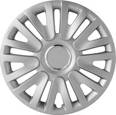 4-Delige Wieldoppenset Upo Zilver 16 Inch