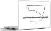 Laptop sticker - 17.3 inch - Mexico - Circuit - Formule 1