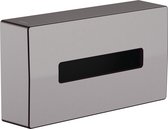 Hansgrohe Addstoris tissuebox voor makeup doekjes, geborsteld zwart chroom
