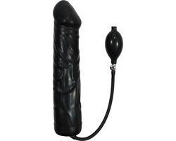 You2Toys Opblaadbare Giant Latex Dildo - Zwart