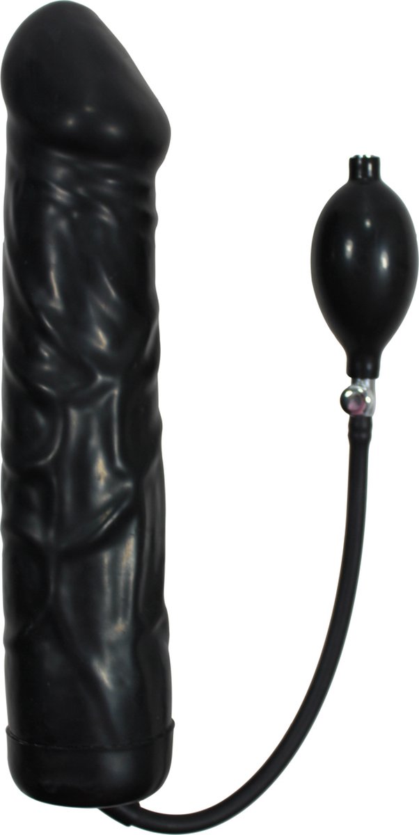 Goedkoopste You2Toys Opblaadbare Giant Latex Dildo - Zwart