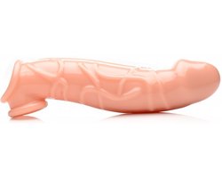 Size Matters Extender Gebogen Penissleeve - beige