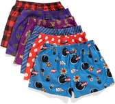 MG-1 Wijde Boxershorts Heren 6-Pack Multipack D630 met Prints - Maat  M - Losse boxershort heren