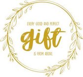 Ansichtkaart met envelop - A6 - 10x15cm - Wit Goudgeel - Christelijk - Gift - 2 stuks
