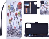 iPhone 12 Pro Max Bookcase hoesje met print - Air Balloon