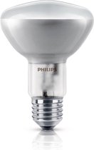Philips Halogeen EcoClassic Reflectorlamp | Grote fitting E27 Dimbaar | 70W 80mm Mat