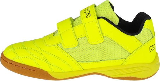 Chaussures Fitness Kappa Kickoff Enfant - Velcro Semelle Synthétique - Jaune/Noir Taille 36 EU