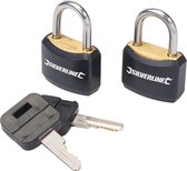 Silverline Gelijksluitende Hangslot Set - 20 mm - 2 stuks