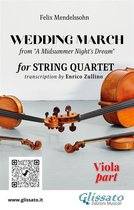 Wedding March by Mendelssohn for String Quartet 3 - Viola part of "Wedding March" by Mendelssohn for String Quartet